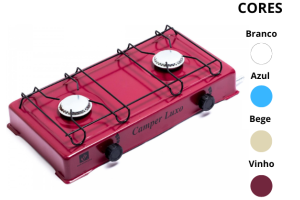 FOGAO 02 BOCAS CAMPING MESA