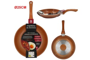 SQ3918 FRIGIDEIRA COBRE CERAMICA 24 CM