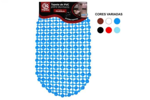 Tapete de box banheiro de PVC 35 X 66 cm