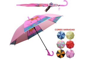 SQ4337 GUARDA CHUVA INFANTIL 8 VARETAS