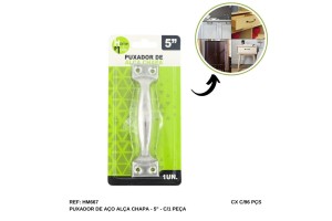 HM667 PUXADOR ACO ALCA CHAPA - 5