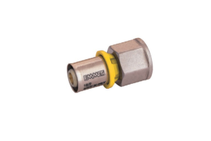 Conector Fêmea Fixo Gás Multicamada 20mm x 3/4