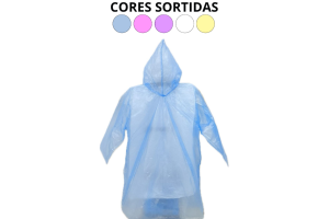 CAPA DE CHUVA COM CAPUZ INFANTIL