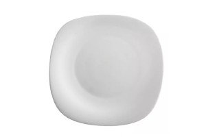PRATO RASO TEMPERADO QUADRADO 21,6 CM SL0753