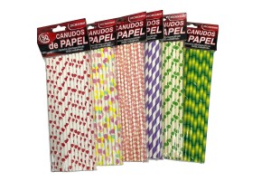 SQ3769 KIT 25 CANUDO PAPEL 20 X 6 MM