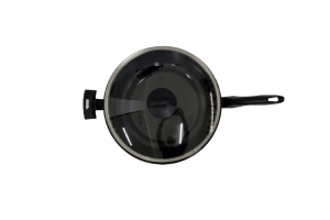 ESMALTE FRIGIDEIRA 28 CM WORK VERMELHO TAMPA VIDRO