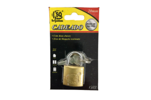 SQ4126 CADEADO CARTELA 20 MM