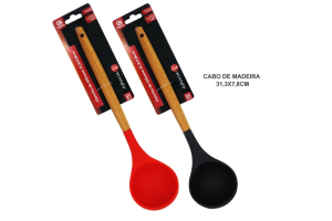 CONCHA ASHORIA SILICONE E MADEIRA 31,3 CM