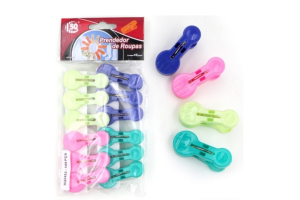 SQ3452 KIT 12 PRENDEDOR DE ROUPAS