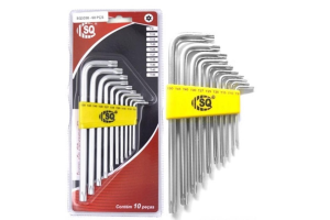  JOGO CHAVES TORX MEDIA 10 PCS T9 A T50