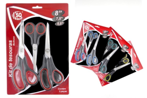 SQ3253/SF406 KIT TESOURAS (03PCS) 5,5 - 7,5 - 8