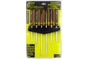 KIT CHAVES 6 PECAS C/SUPORTE