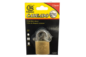 SQ4127 CADEADO CARTELA 25 MM