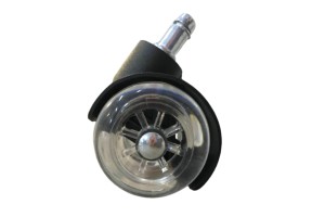 RODIZIO DUPLO 50 MM COM PINO SILICONE