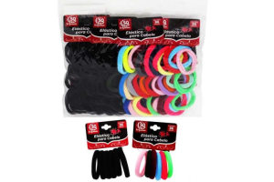 SQ3491 ELASTICO CABELO EMBALAGEM 06 PECAS