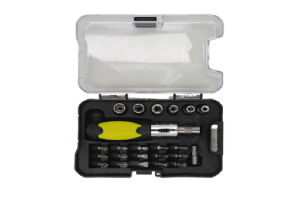 JOGO DE CHAVES CATRACA INTERCAMBIÁVEL 22 PECAS