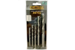 STARTOOLS 0124 JOGO BROCAS METAL 05 PECAS